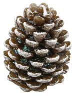 20051 Sv&iacute;čka &scaron;i&scaron;ka hněd&aacute; s b&iacute;l&yacute;m glitrem, 9 x 6 cm-3
