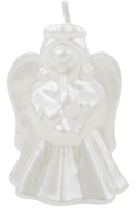 20053 Sv&iacute;čka anděl b&iacute;l&yacute; LAK, 8 x 6 cm-1