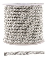 Decorative String Silver, 5 m x 3 mm