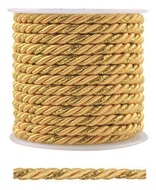 Decorative String Gold, 5 m x 3 mm