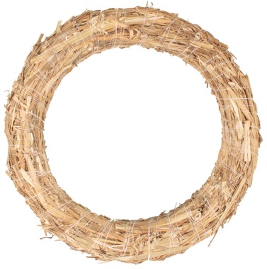 Straw Wreath, diameter 25 x 25 x 4 cm