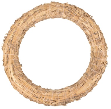 Straw Wreath, diamete 35 x 35 x 6 cm