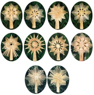 Straw Decoration – Tree Top 26 cm, 8 types