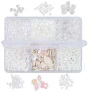 22028 Dekorace mix b&iacute;l&aacute; 6 druhů, 30 g-1