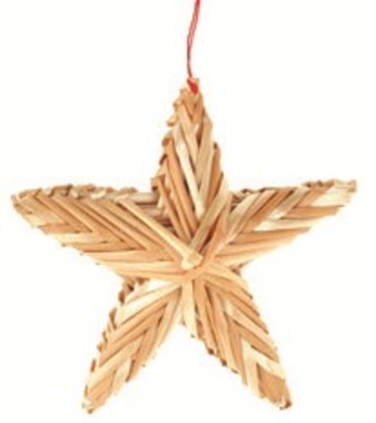 Straw Star ? 12 cm x 6 cm