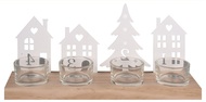 23024 Adventn&iacute; sv&iacute;cen s kovov&yacute;mi dekoracemi a č&iacute;sly b&iacute;l&yacute; 28 x 7 x 13 cm-2