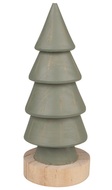 23033 Dřevěn&yacute; stromeček na postaven&iacute; zelen&aacute; patina 7 x 17 cm -1