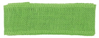 Jute Ribbon 6 cm x 2 m, Green