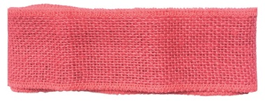 Jute Ribbon 6 cm x 2 m, Pink