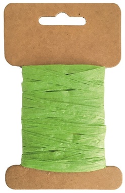Paper Raffia width 2 cm x 10 m, Green