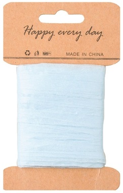 Paper Raffia width 2 cm x 10 m, Baby Blue