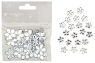 2878 Kytičky samolepic&iacute; b&iacute;l&eacute; 2 cm, 20 ks-2