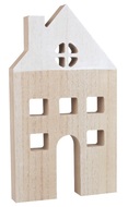 30003 Dům s kom&iacute;nem dřevěn&yacute; na postaven&iacute; 9 x 16,5 cm-1