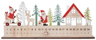 30012 Adventn&iacute; kalend&aacute;ř Santa na postaven&iacute; 25 x 10 cm-1