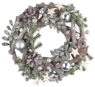 33002 Adventn&iacute; věnec s baňkami na zavě&scaron;en&iacute; 22 cm-1