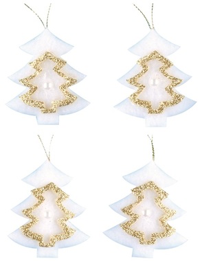 Hanging Trees 5 cm, 4 pcs