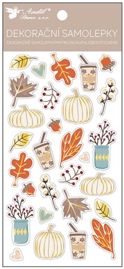 Stickers Pumpkins 3D, 10 × 21.5 cm