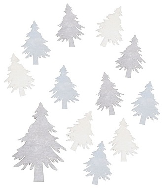 Wooden Trees 4 cm, 12 pcs
