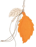 42005 List z filcu s ozdobami na pově&scaron;en&iacute; 6 x 12 cm, oranžov&yacute;-1
