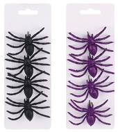 42029 Pavouk na klipu s glitrem 7,5 x 1,5 x 5 cm, 4 ks-1