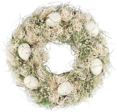 Wreath Natural Easter 34 x 34 x 9 cm