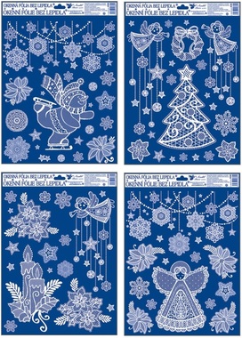 Decorative Window Cling Lace 38 × 30 cm