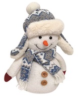 4592 Sněhul&aacute;k v &scaron;edomodr&eacute; &scaron;&aacute;le na postaven&iacute; 26 cm-1