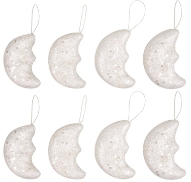 Hanging Moons 6,5 x 3,5 x 1 cm, 8 pcs