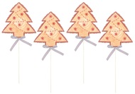4929 Stromek dřevěn&yacute; 8 cm + &scaron;pejle, 4 ks-1
