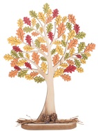 Wooden Autumn Tree Oak 30 cm 