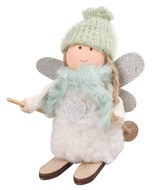 Angel on Sledge with Scarf 12 cm 