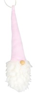 5571 Skř&iacute;tek na zavě&scaron;en&iacute; s růžovou čepic&iacute; 18 cm -1