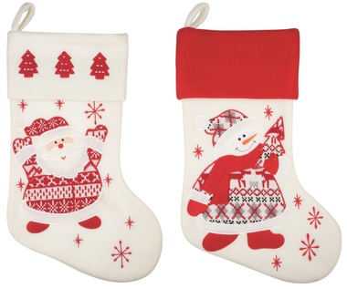 Felt Santa Stocking 25 x 40 x 1 cm