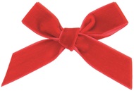 5923 Ma&scaron;le sametov&aacute; červen&aacute; 10 cm, 6 ks -2