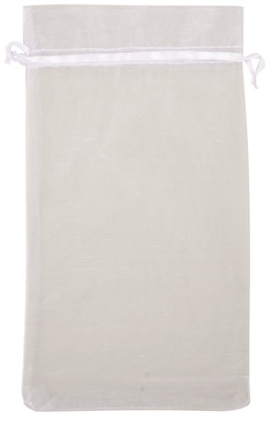 White Organza Bag 13,5 x 27 cm