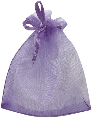 Organza táska lila 9x12 cm