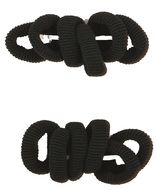 6223 Gumičky do vlasů čern&eacute; z&aacute;kladn&iacute; 3 cm 12 ks-1