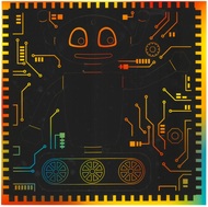 6682 Sada &scaron;krabac&iacute;ch obr&aacute;zků s doplňky 19 x 22 cm - roboti-4