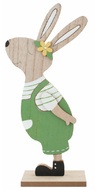 7166 Zaj&iacute;c v zelen&eacute;m dřevěn&yacute; 13 x 30 x 5 cm na postaven&iacute;-1