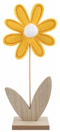 Filcvirág 11,5 x 30 x 5 cm állványon