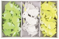 7251 Zaj&iacute;c dřevěn&yacute; s lep&iacute;kem 4 cm 24 ks v krabičce-2