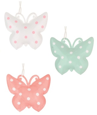 Metal Butterfly 4 x 3,5 x 1 cm, 6 pcs in Box
