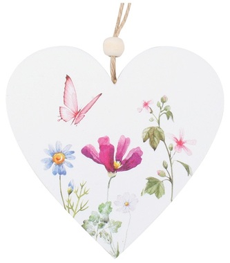 Wooden heart 10 x 10 x 0,5 cm