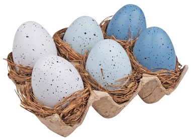 Decoration Eggs in Tray 15 x 10 x 9 cm