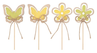 Bow tie or flower stick 6  cm