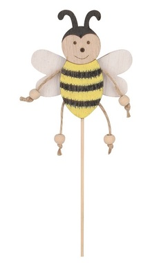 Bee 7 x 7 x 0,5 cm + stick