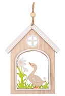 7632 Domeček s husou na zavě&scaron;en&iacute; 14 cm-1