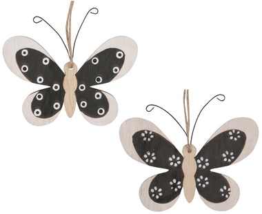 Wooden Butterfly for hanging 10 x 8 x 0,5 cm