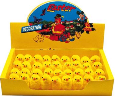 Easter Chicken 2 x 3 x 3 cm, 36 pcs