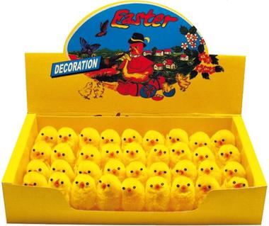 Easter Chicken 3 x 4 x 3 cm, 36 pcs